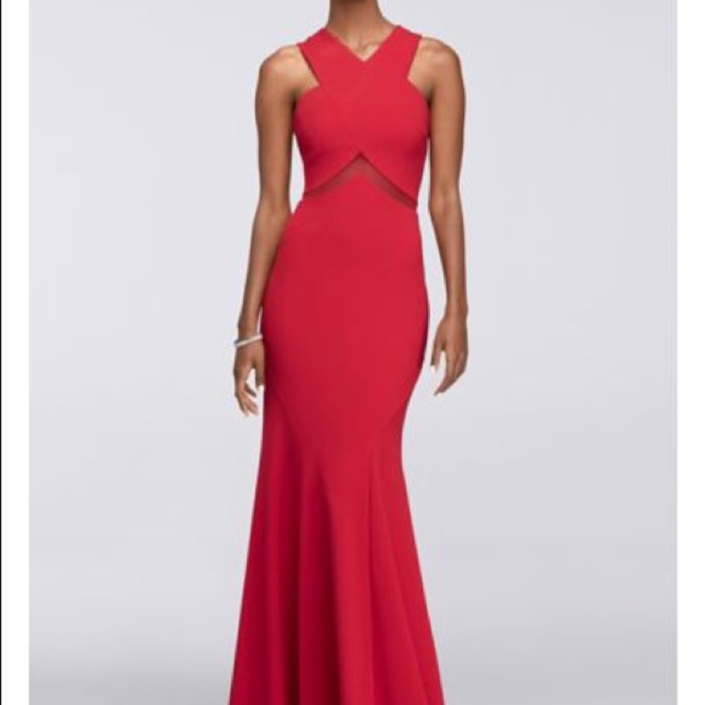Red formal dress - Picture 3 of 4